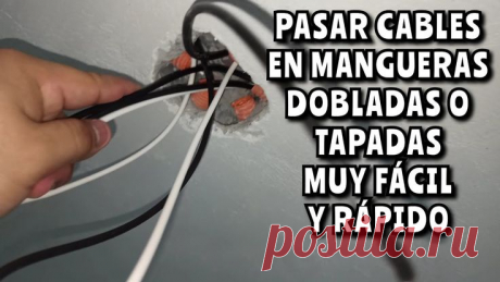 05-abr-2023 - En éste tutorial te enseño cómo pasar fácilmente cables en una manguera que está doblada o tapada de una instalación eléctrica, a todos nos ha pasado que al ...