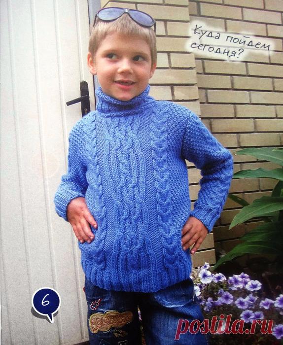 Пуловер. Спицы.
