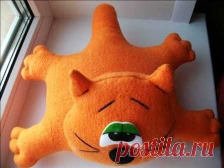 Подушки игрушки, шьем кота » Сайт "Ручками" - делаем вещи своими руками
