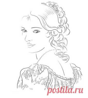 Белый лист и минимум штрихов, но портрет, как будто бы живой!