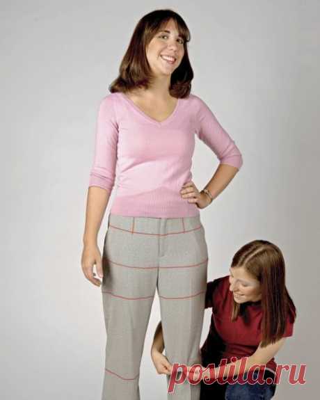 Use 13 key points to prepare a pants pattern.