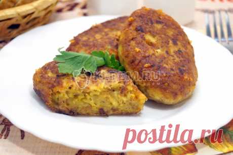 Котлетки из кабачков с сыром