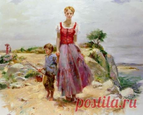 Умопомрачительные картины Пино Даени — чувство любви, теплоты и ностальгии | Яркое искусство