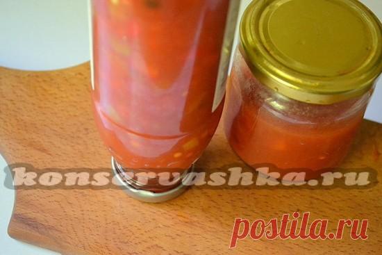 Томатный соус с болгарским перцем кусочками