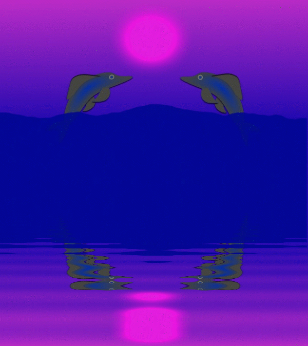 МОРСКИЕ ФАНТАЗИИ. ДЕЛЬФИНЫ НА ЗАКАТЕ.ОТРАЖЕНИЕ.
Творчество в фотошопе на досуге. Волшебство геометрии. Обычные геометрические фигуры - круги, квадраты, треугольники в необычном ракурсе. Если добавить немного краски, фантазии, идей, креатива, настроения - получаются вот такие картинки )))