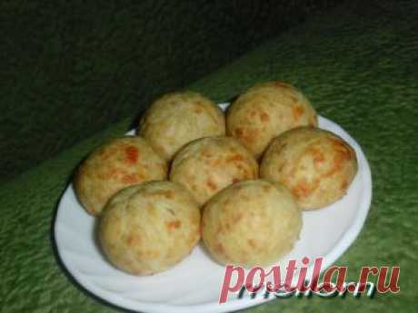 Сырные шарики с ветчиной