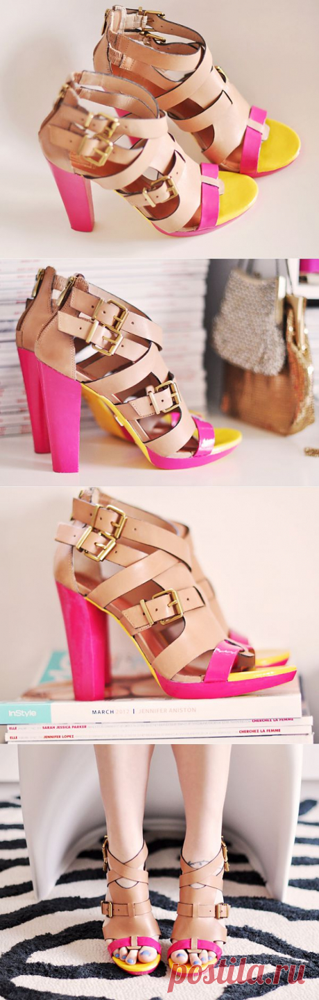 Перекраска босоножек (мастер- класс) / Обувь / Модный сайт о стильной переделке одежды и интерьера