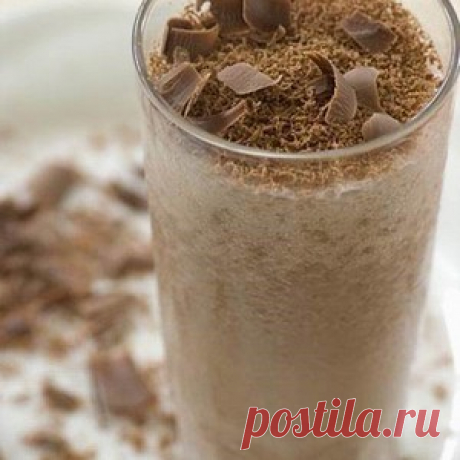 Горячий банановый коктейль с шоколадом