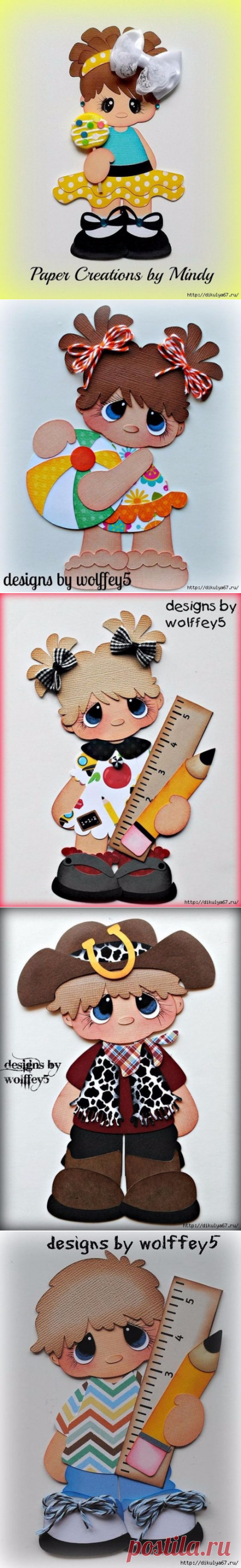 Детская аппликация из бумаги