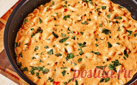 Превращаем обычные макароны в блюдо из ресторана. Домашние не догадаются, что в основе просто сыр и сливки