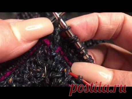 V-образная горловина.Ложная кетлевка (поэтапно и очень подробно). Pullover МЕЧТУН.Модно.Стильно.