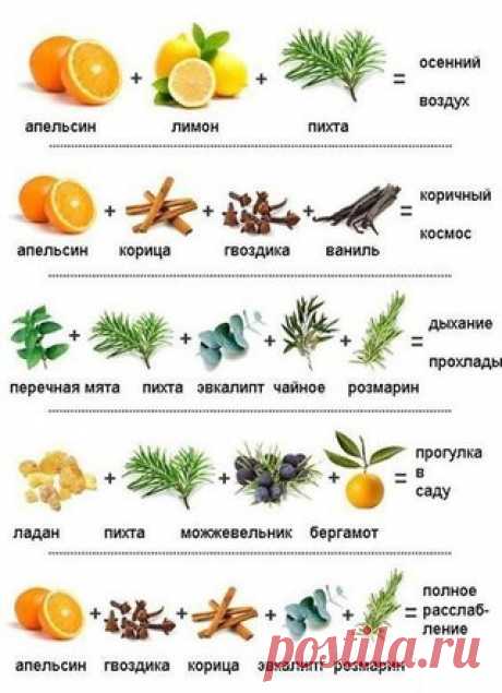 Смешиваем эфирные масла и наслаждаемся результатом