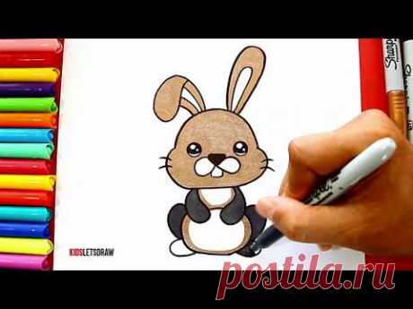 Aprende Cómo Dibujar un CONEJO Kawaii | Learn to draw a Cute Bunny easy