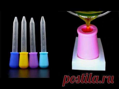 Заказала на АЛИэкспресс пипетки и лью туда смолу Epoxy Resin Creations That Are At A Whole New Level