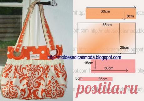 Когда я увидела, какую сумку сшила моя подруга, потеряла дар речи. Все выкройки здесь!