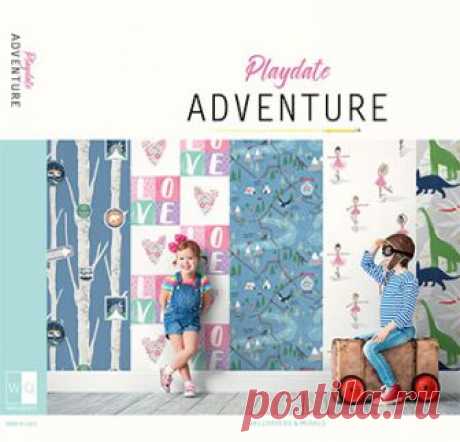 Обои для стен FA40604 Playdate Adventure Wallquest производитель США