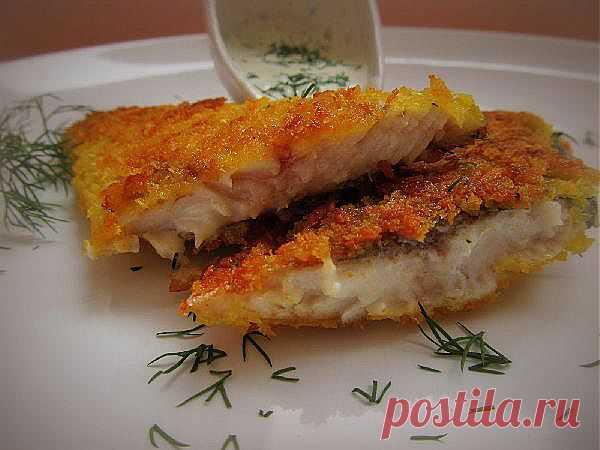 вкуснейшая Сельдь жареная в хрустящей панировке.