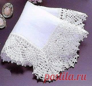 Кайма крючком в копилку