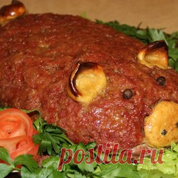Мясная запеканка с картофелем мясом в духовке Хрюн Василий
