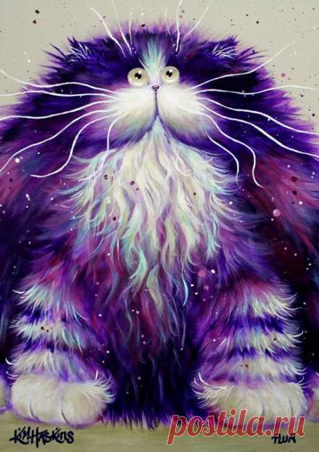 Забавные кошки Ким Хаскинс