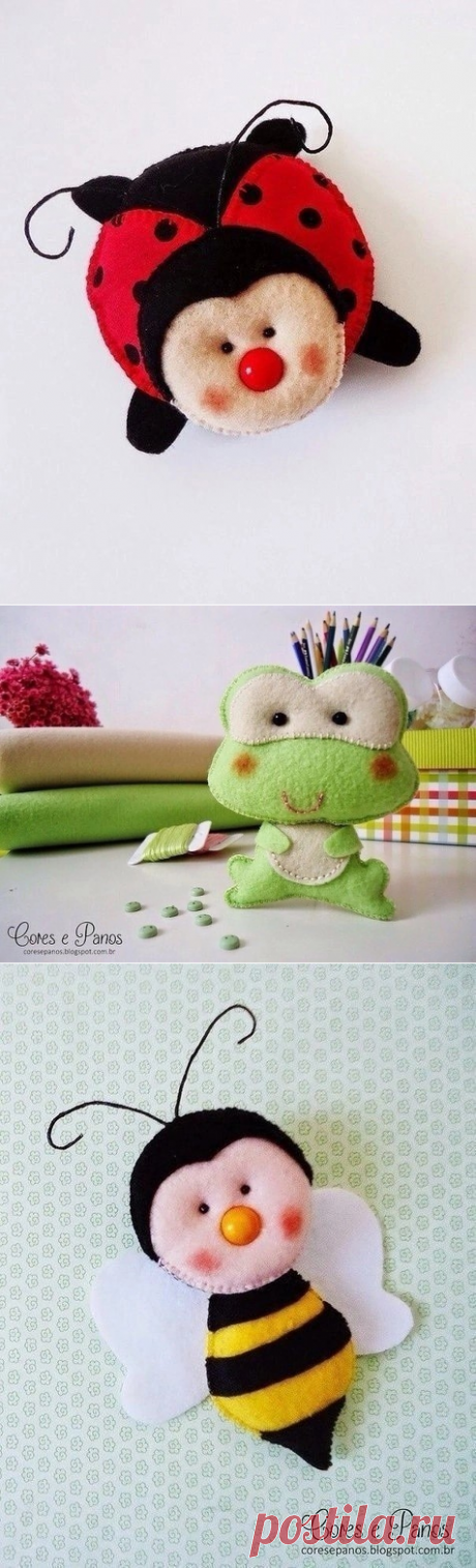 Игрушки из фетра