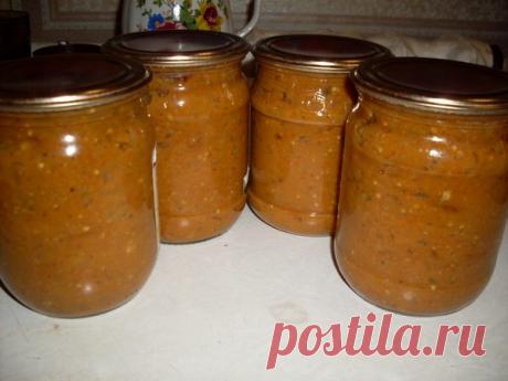 Баклажанная икра по рецепту бабушки