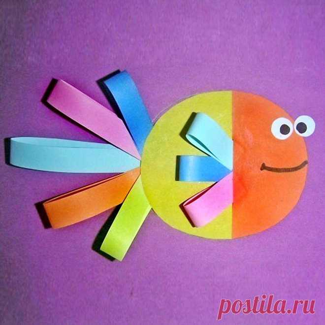 АППЛИКАЦИИ ИЗ ЦВЕТНОЙ БУМАГИ