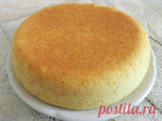 Как приготовить пышный бисквит.