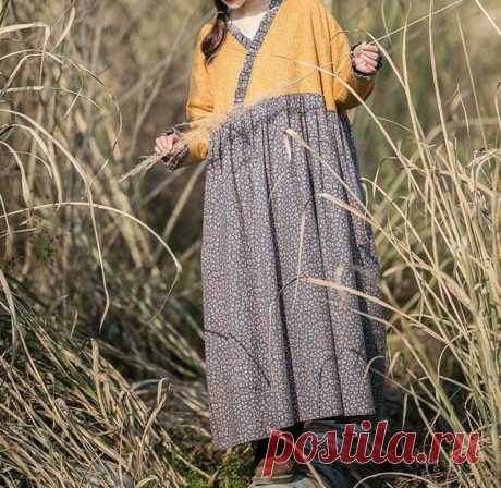 Women's Oversized Dresses Cotton maxi dress flower | Etsy