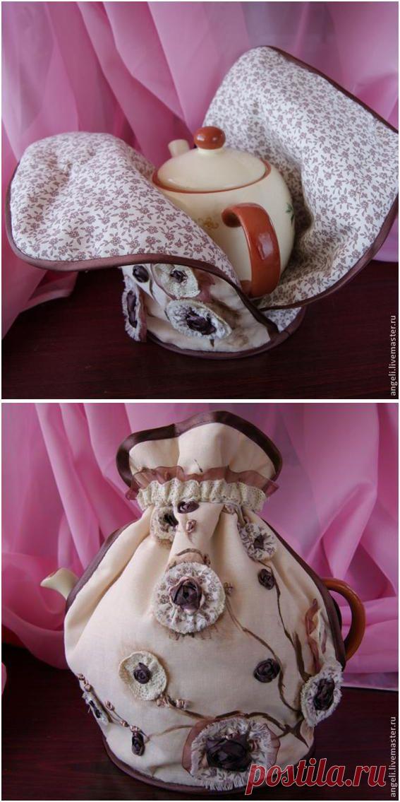 Мешочек-хранительница для заварочного чайника. Шьем сами.