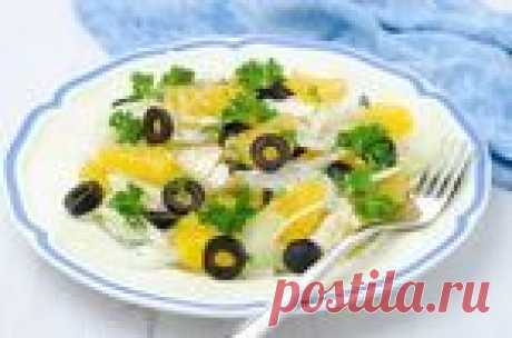 Салат из апельсинов с фенхелем