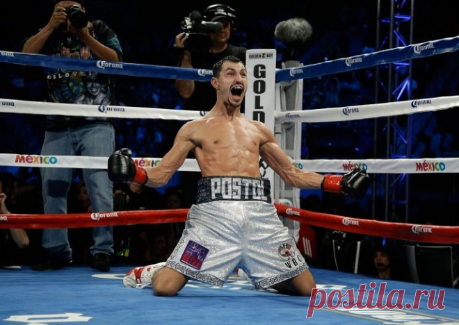 Аллахвердиев бит Бронером, Постол завоевал пояс WBC
