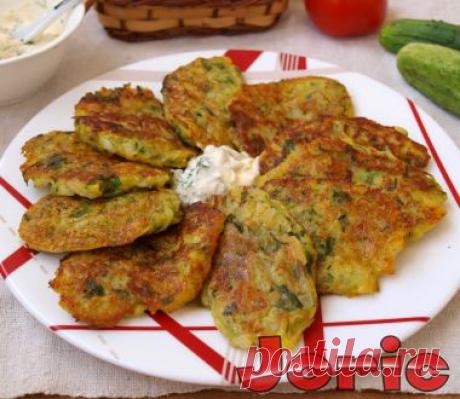 Кабачковые оладьи с картофелем рецепт с фото