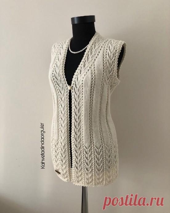 Узоры для вязания жилета спицами