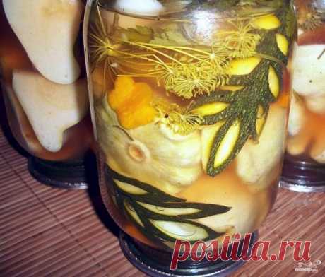 Патиссоны, маринованные быстро - пошаговый рецепт с фото на Повар.ру