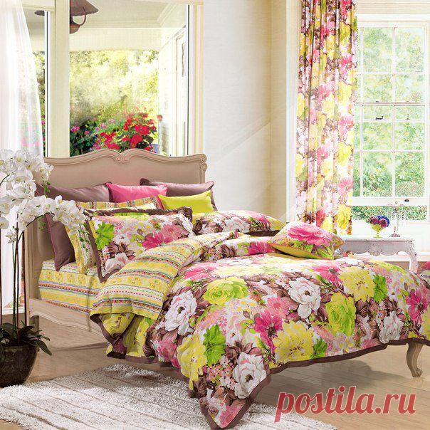 Идеи для спальни. Постельные принадлежности.
