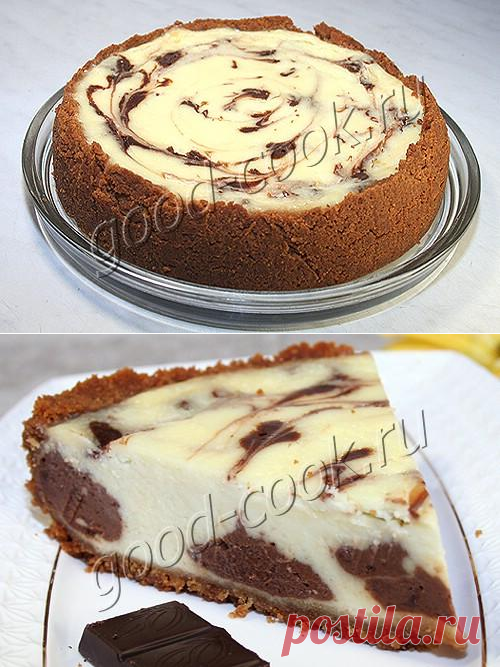 Хорошая кухня - чизкейк "Шоколадные острова". Кулинарная книга рецептов. Салаты, выпечка.