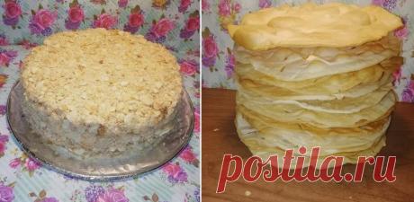Мій фаворит –торт "Наполеон". Для його коржів треба лише три продукти… | Смачні рецепти домашніх страв