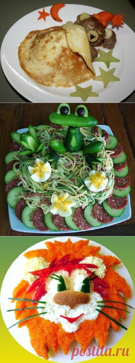 ОФОРМЛЕНИЕ ДЕТСКИХ БЛЮД.