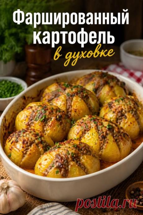 А вы готовите фаршированный картофель? В нашей семье это блюдо очень любят. Вроде стандартный набор продуктов: картофель, фарш, немного зелени. А в итоге получается блюдо, которое выглядит так, будто возились полдня. И что мне особенно нравится — внутри всё сочное, пропитанное, а сверху лёгкая румяная корочка.
Ингредиенты:
- Картофель — 10–12 шт. (средний, по 100–150 г)
- Свиной фарш (жирный) — 350 г
- Лук репчатый — 1 шт. (около 150 г)
- Сыр плавленый — 50–70 г
- Чеснок —...