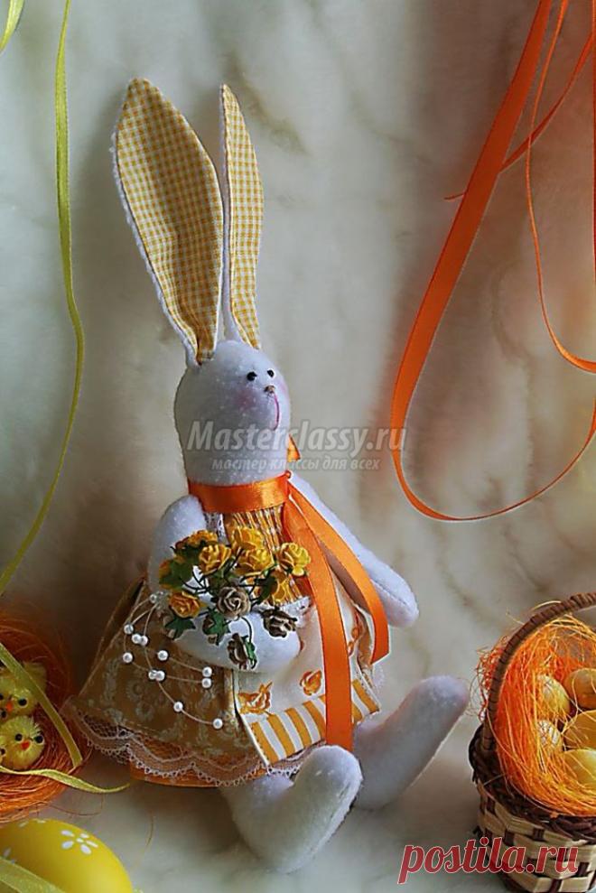 Пасхальный кролик Тильда. Мастер класс с пошаговыми фото