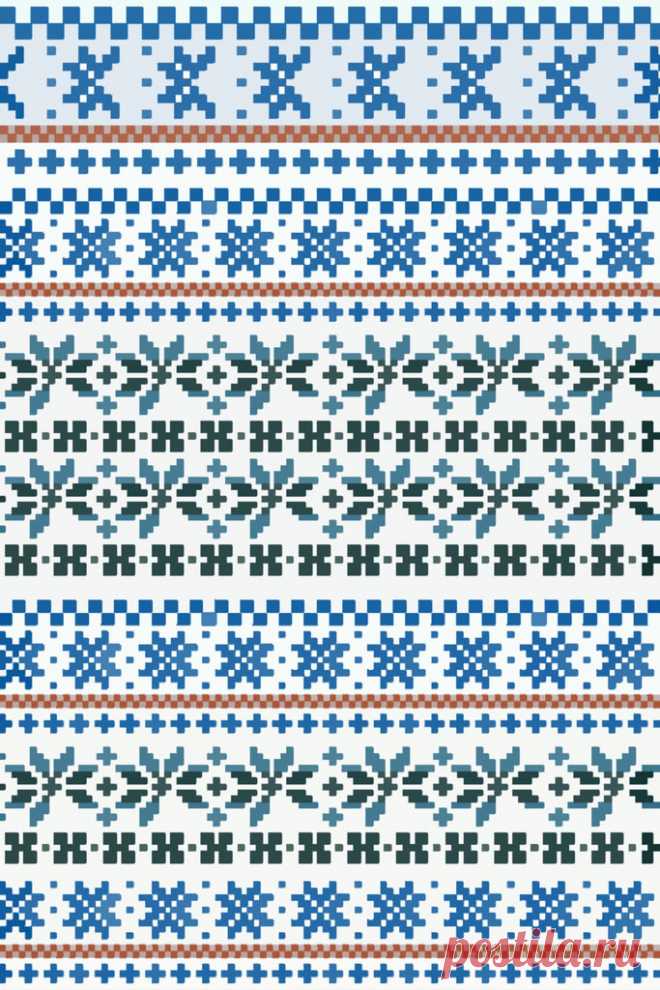 fair isle pattern 1 a computerised version of a fair isle knitted jumper