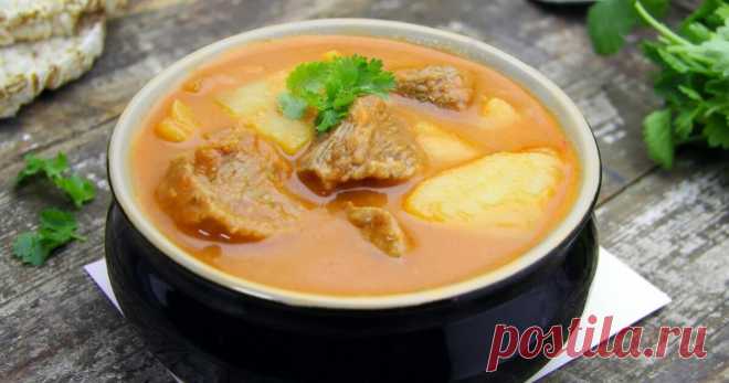 Картофельный суп с мясом Сытнейший суп для вкусных обедов каждый день.