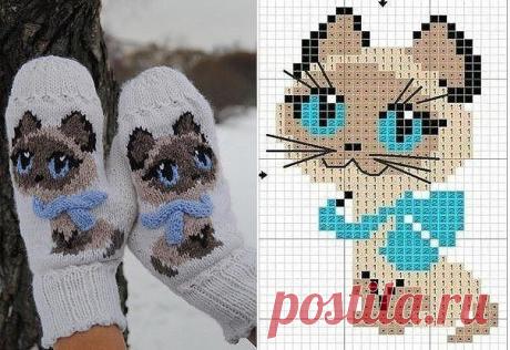 Котенок Гав — схема и пример оформления