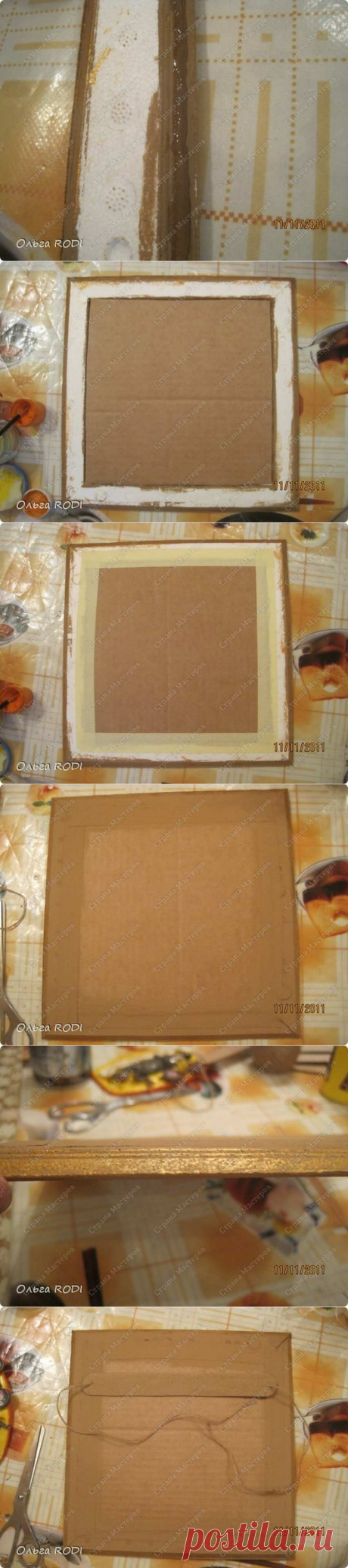 Изготовление рамки из плинтуса без стусла