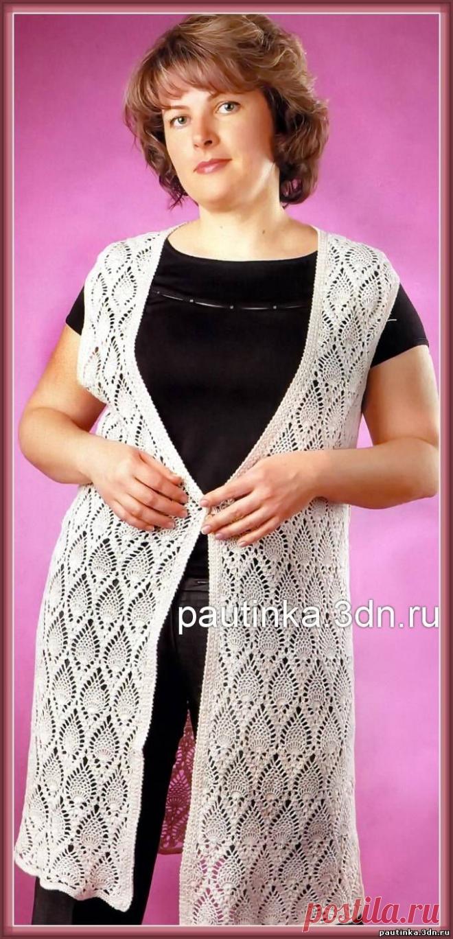 Схемы вязания крючком жилетов - Схемы для вязания - Уроки вязания крючком - Вязание крючком, мотивы, схемы для вязания крючком