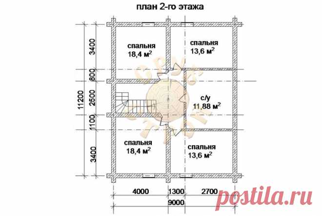 Проект дома из бревна 8х11 м, цена, фото, проект сруба дома из лафета 8х11, с мансардой, стоимость деревянного дома 8х11 м