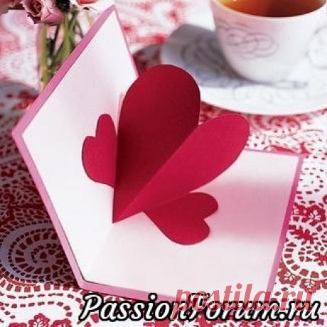 ОБЪЕМНАЯ ВАЛЕНТИНКА. МАСТЕР-КЛАСС.