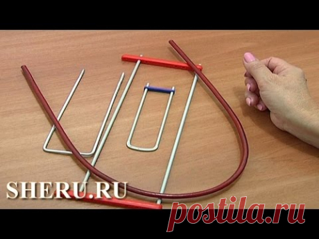 Урок 1 Вязание на вилке.