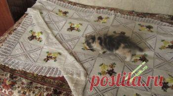 Вязаные крючком скатерти. Схемы вязания. Прямоугольные, овальные и круглые скатерти крючком. - страница 5